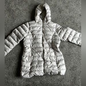 Eddie Bauer Women's Cirruslite Down Parka, Lt Gray Recycled, Large